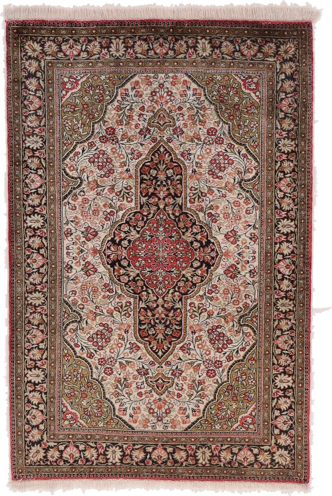 Ghom Tappeto persiano 80x130 (Iran) Annodato A Mano