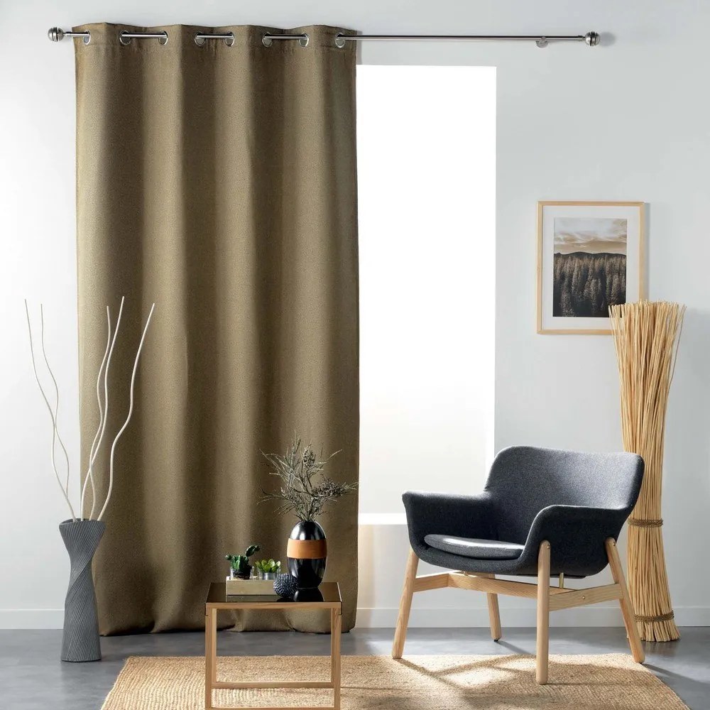 Tenda oscurante marrone 135x240 cm Tissea - douceur d'intérieur