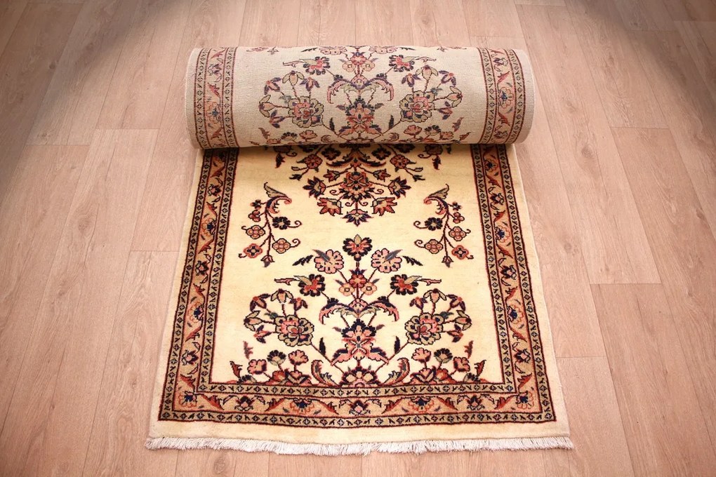 Sarouk Tappeto persiano 90x640 (Iran) Annodato A Mano