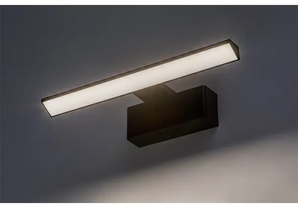 Rabalux 75024 - Illuminazione LED per specchio da bagno LORIC LED/6W/230V IP44 30 cm nero