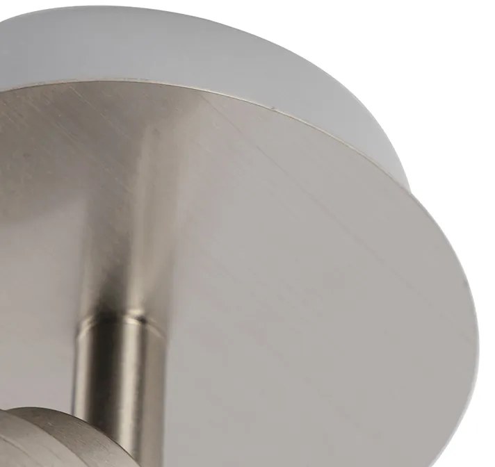 Faretto moderno per bagno in acciaio IP44 - Ducha