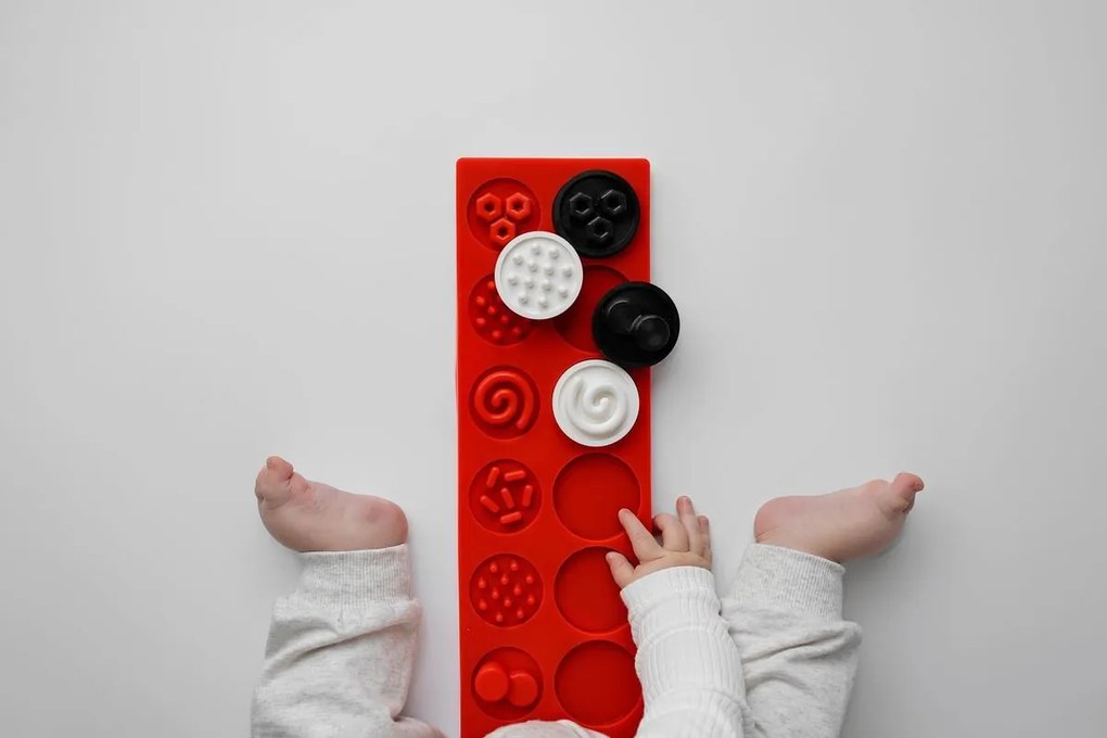 Mom’s Care - puzzle sensoriali XL - Dischetti a contrasto