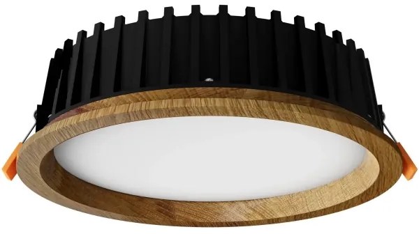 APLED - Lampada LED RONDO WOODLINE LED/12W/230V 4000K diametro 20 cm quercia legno solido