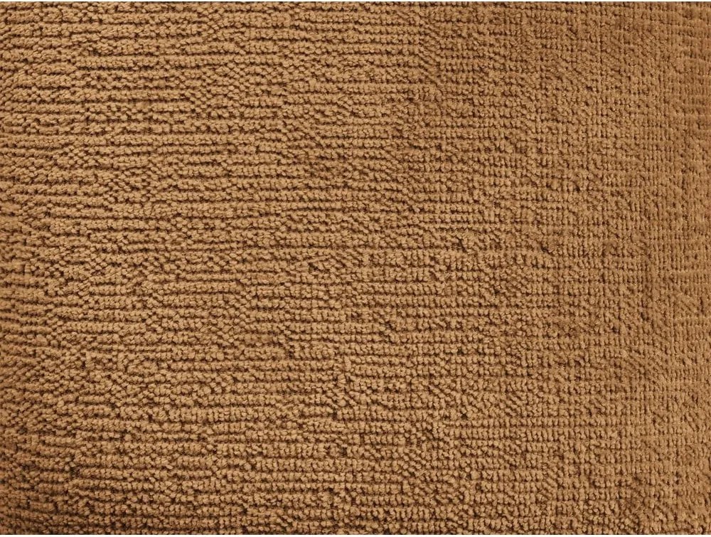 Divano angolare color senape (penisola a sinistra/a L) con rivestimento in ciniglia Whesley – Bobochic Paris