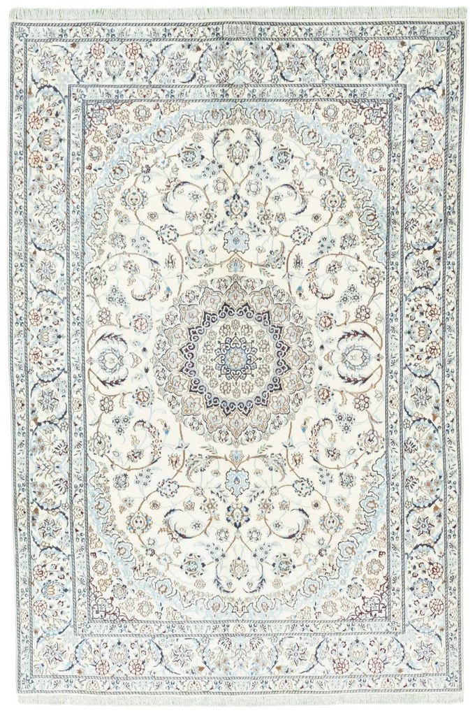 Nain Tappeto persiano 300 x 200 Beige (Iran) Annodato A Mano