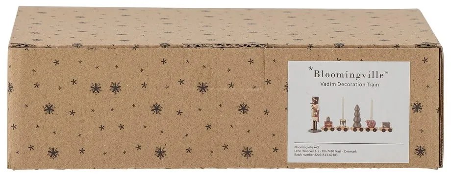 Portacandela in legno a tema natalizio Vadim – Bloomingville