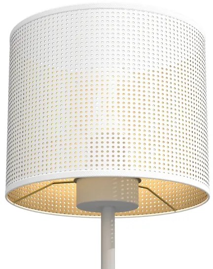 Lampada da tavolo LOFT SHADE 1xE27/60W/230V diametro 18 cm bianco/oro