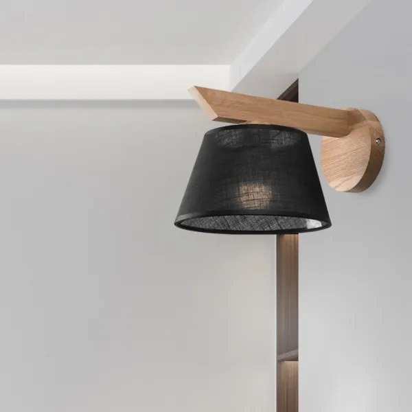 Brilagi - LED  Applique ANTHONY 1xE14/40W/230V quercia/nero