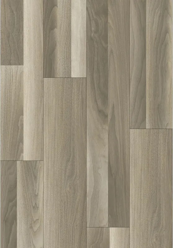 Mexen Newark  pannelli in vinile 1240 x 182 mm SPC 6,5 mm, sottostrato IXPE 1,5 mm, 4 V-Fuga, Noce - F1086-1240-182-505-4V1-02