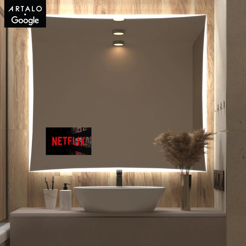 SMART specchio con illuminazione M5 + SmartScreen with Google TV