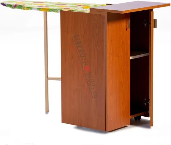 Mobile da stiro asse scomparsa legno Ciliegio - JOLLY 2 ante