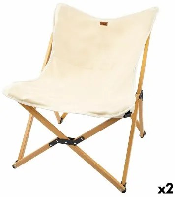 Sedia da Campeggio Pieghevole Aktive Terra 58 x 73 x 61 cm (2 Unità)