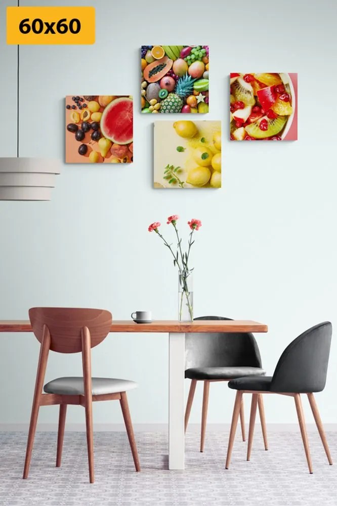 Set di quadri – Frutta succosa