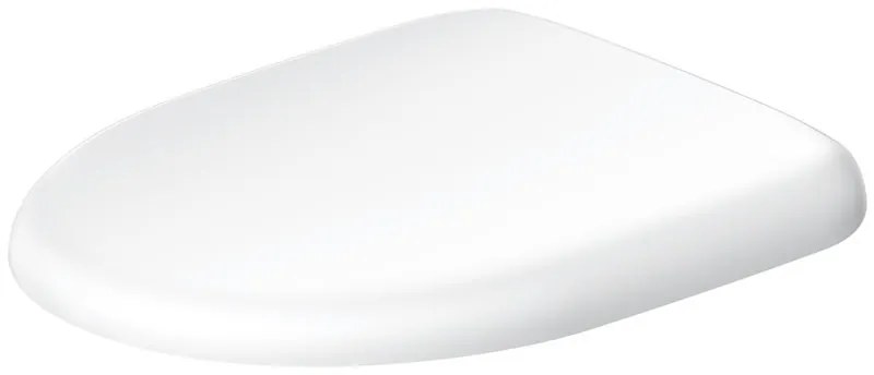 Copriwater Architec tondo originale per serie sanitari DURAVIT sganciabile in duroplast bianco con sgancio rapido