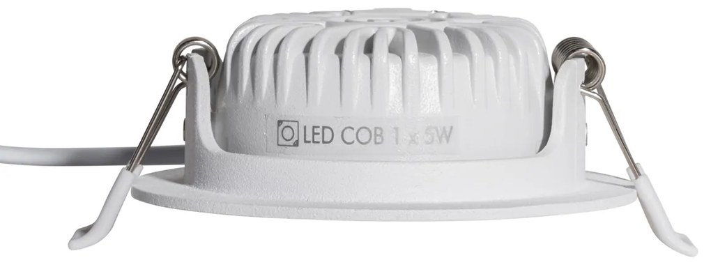 Set di 6 Faretti da Incasso Moderni Bianchi 8,2 cm Incl. LED IP54 Ultra Sottili - Pupil