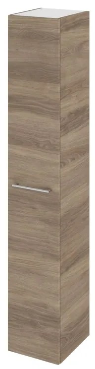 Colonna per mobile bagno Remix 1 anta P 33 x L 30 x H 173 cm rovere havana