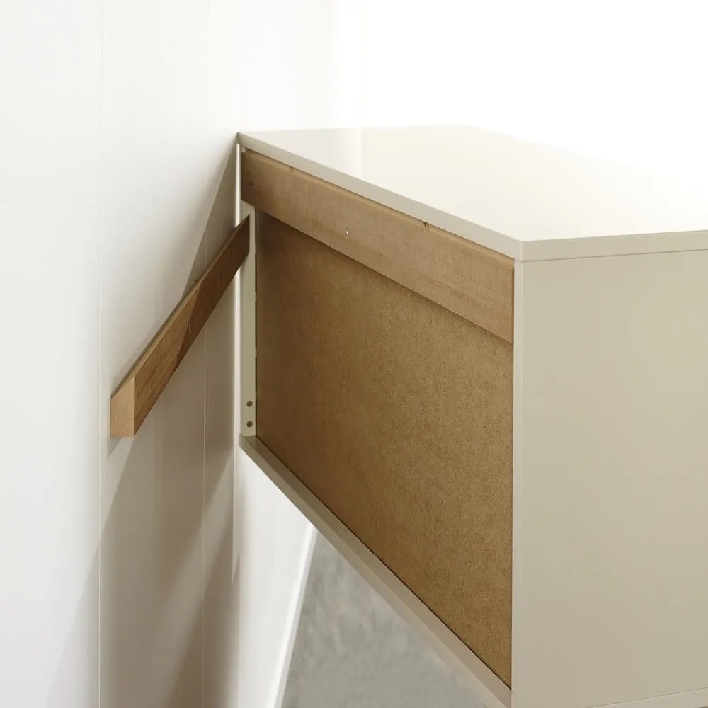 Scrigno da parete in bianco e nero Hammel , 136 x 69 cm Mistral Kubus - Hammel Furniture