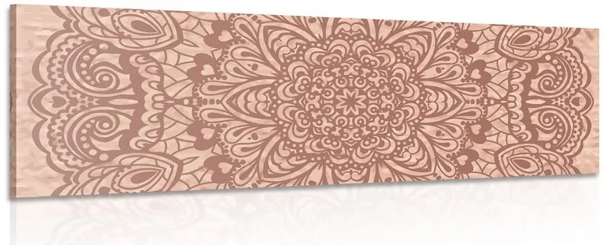 Quadro su tela – Mandala floreale