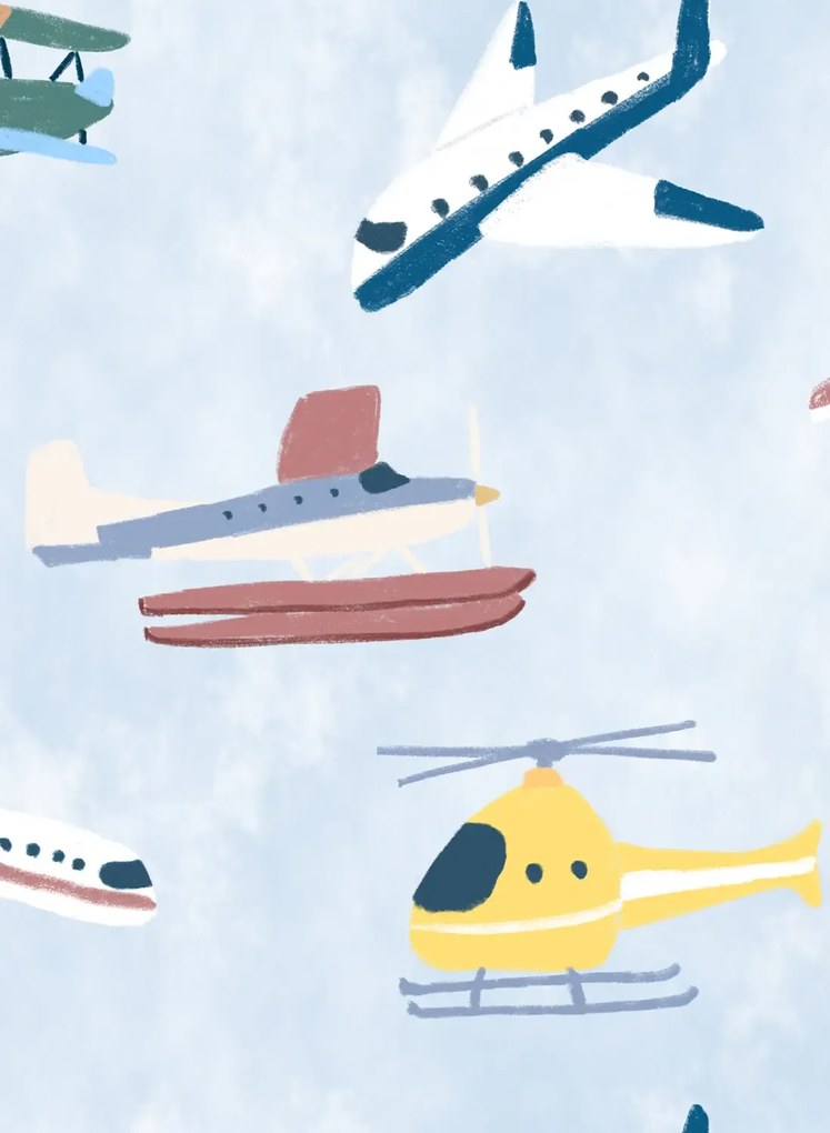 Coordonne Carta da parati Draft Planes - Sky