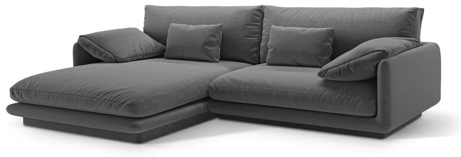 Divano angolare grigio scuro (angolo sinistro) Torino - Micadoni Home