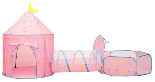 Tenda da Gioco per Bambini Rosa 301x120x128 cm