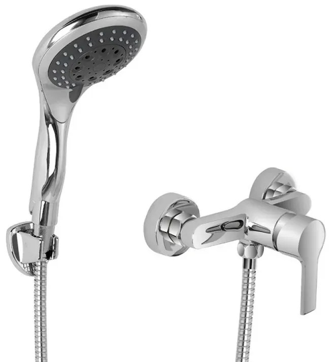 Set doccia incasso Prima completo di doccino e miscelatore monocomando