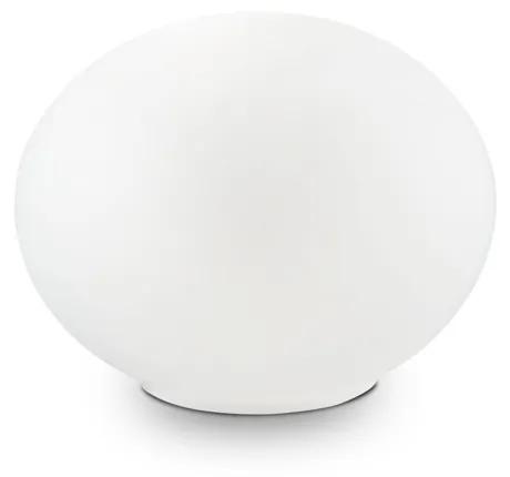 Lampada Da Scrivania-Ufficio Moderna Smarties Vetro Bianco 1 Luce G9 3W 3000K