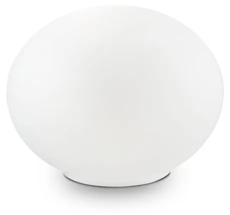 Lampada Da Scrivania-Ufficio Moderna Smarties Vetro Bianco 1 Luce G9 3W 3000K