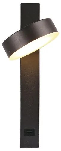 Luce Spot da parete a LED con USB port LED/8W/230V 3000K