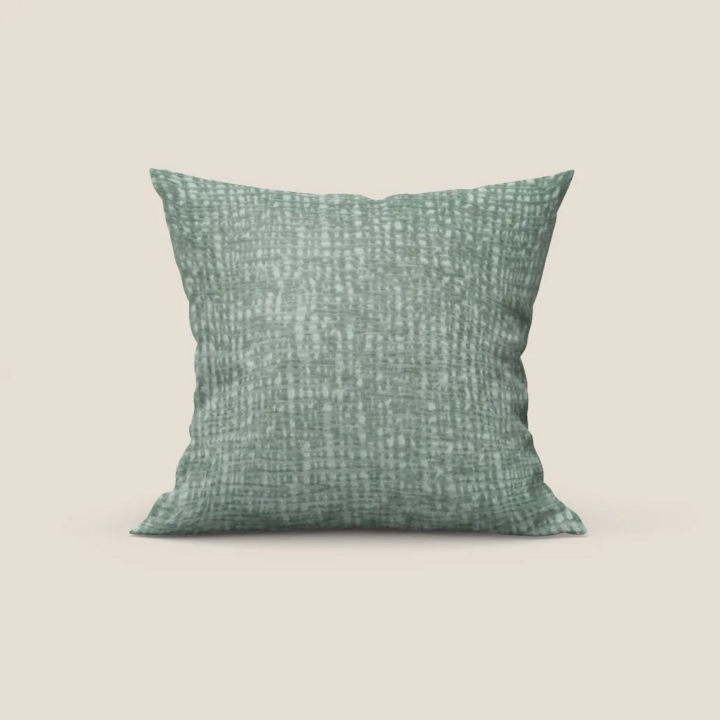 Annette cuscino disponibile in diversi colori realizzato in morbida ciniglia impermeabile T20 verde acqua