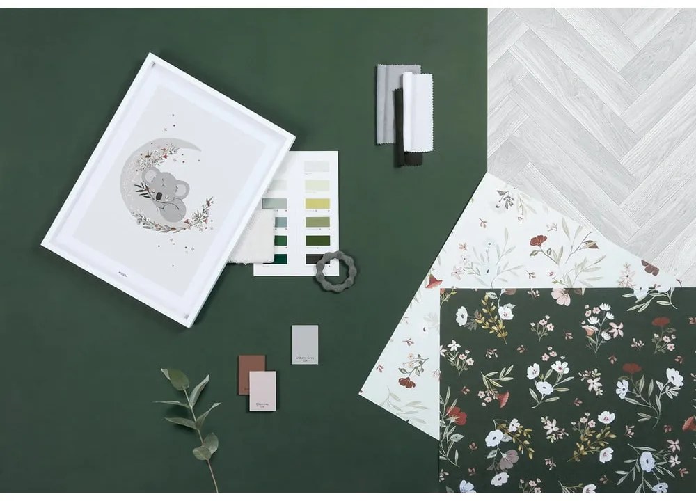 Carta da parati per bambini 10 m x 50 cm Floral Poetry - Lilipinso