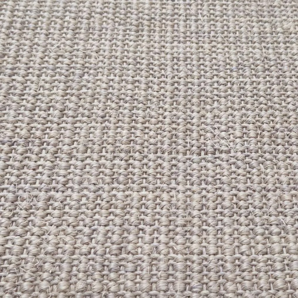 Tappeto in Sisal Naturale 80x200 cm Sabbia