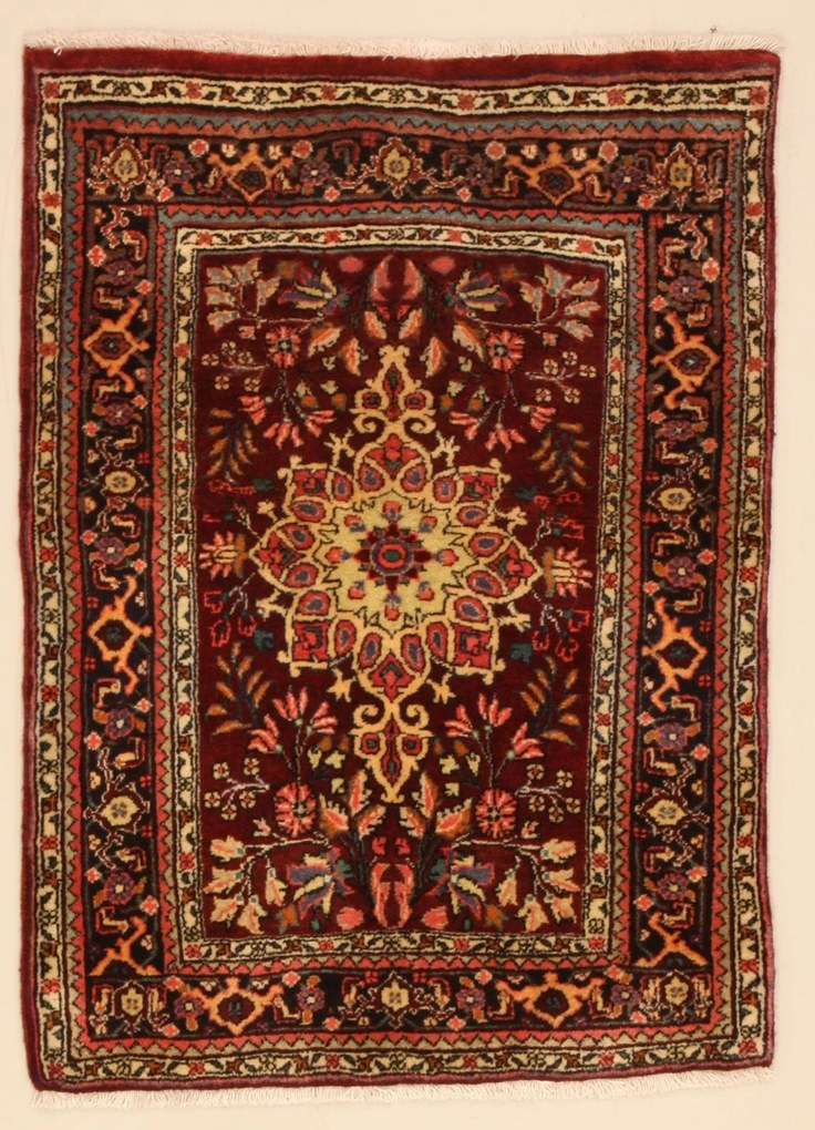 Bidjar Tappeto 100x80 (Iran) Annodato A Mano