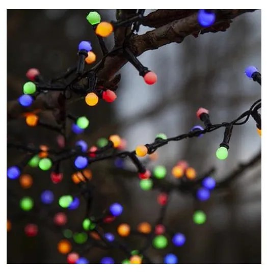 Eglo - Catena di Natale LED da esterno BERRY MINI 300xLED/8 funzioni 11m IP44 multicolor