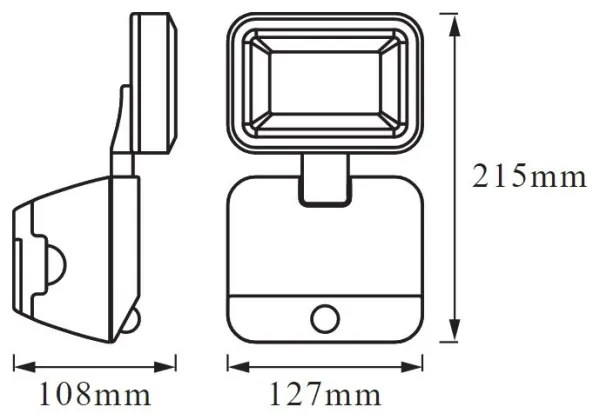 Ledvance - LED Applique da esterno con sensore BATTERY LED/4W/4xD IP54