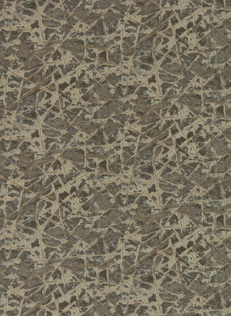 Harlequin Carta da parati Shatter - Gold/ Zinc