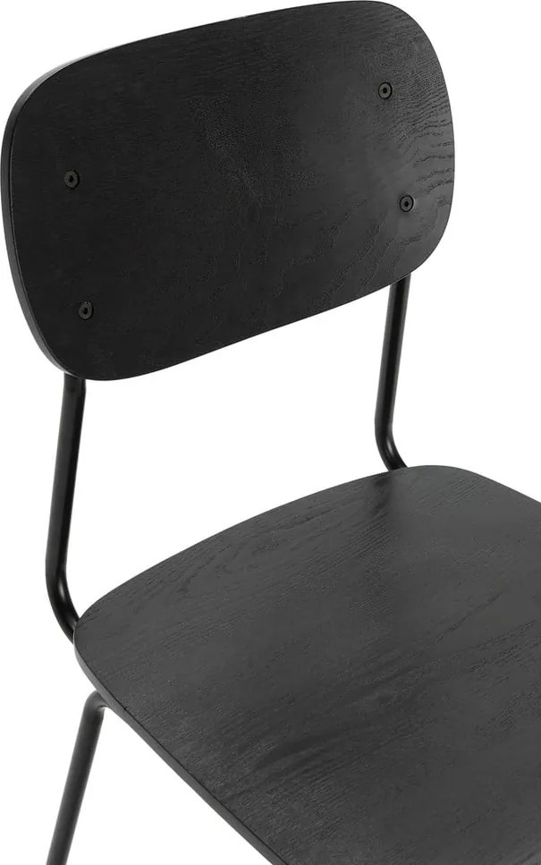 Set di sedie da pranzo nere 2 pz Aira - Marckeric