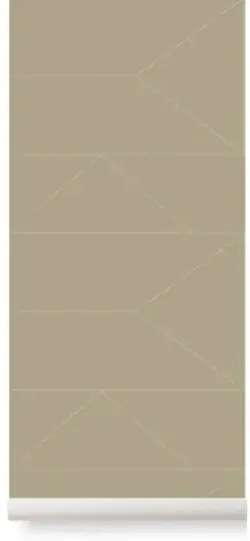 Ferm Living Carta da parati Lines - Cashmere