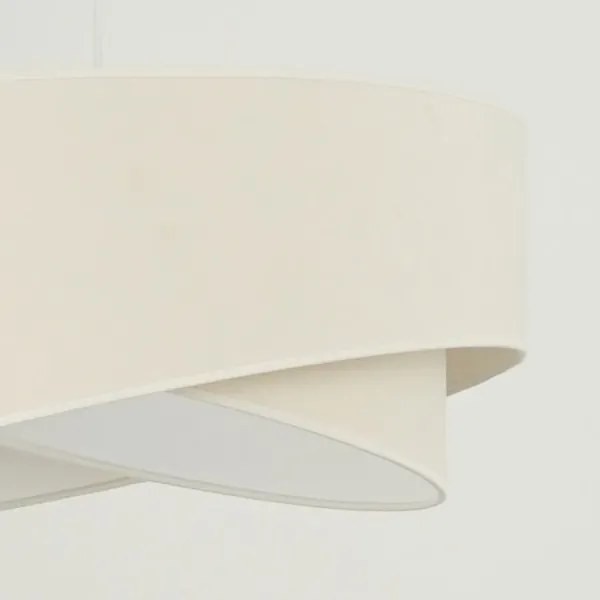 Brilagi - Lampadario LED a sospensione con filo LYRA 1xE27/15W/230V color crema/bianco