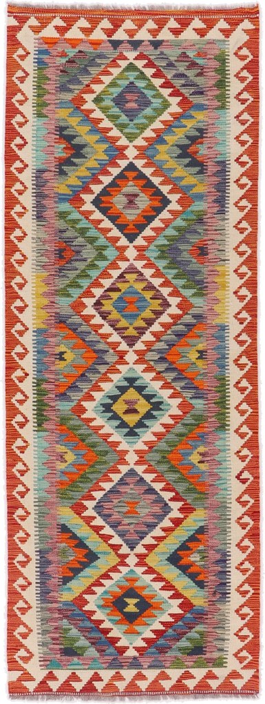 Kilim Tappeto 230x90 (Afghanistan) Tessuto A Mano