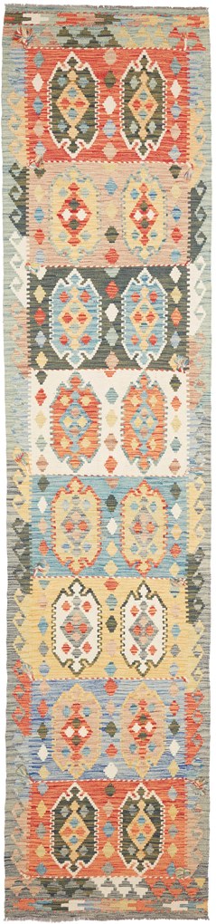 Kilim Tappeto orientale 90x390 (Pakistan) Tessuto A Mano