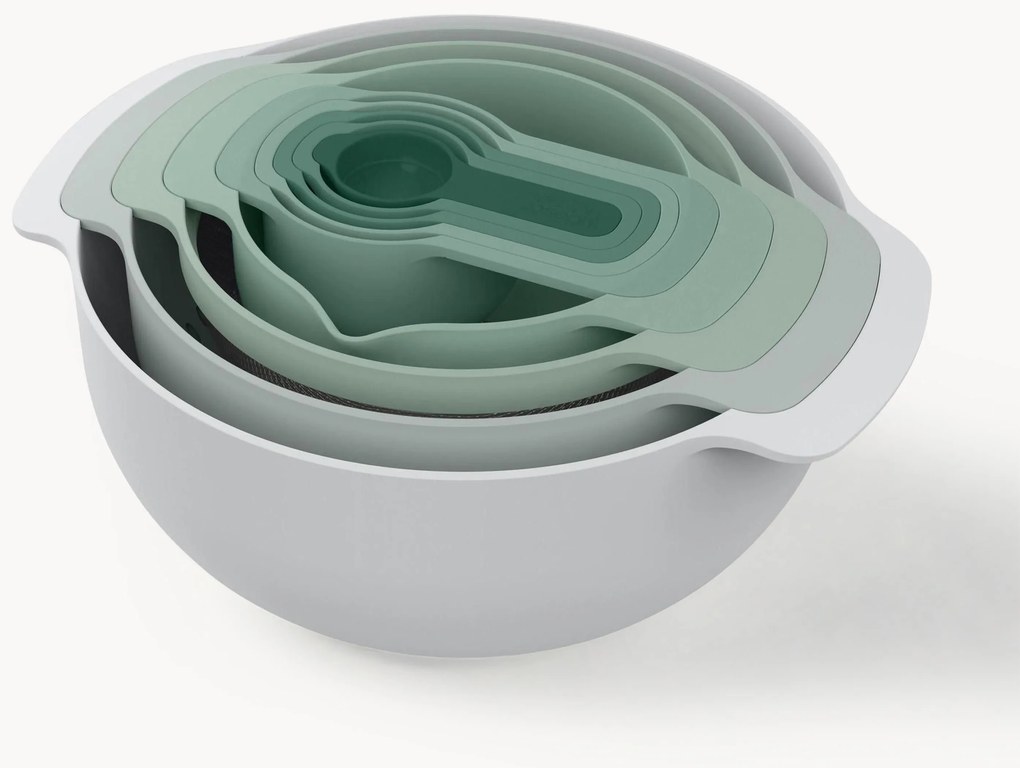 Set ciotole con misurini Nest Plus, set da 9