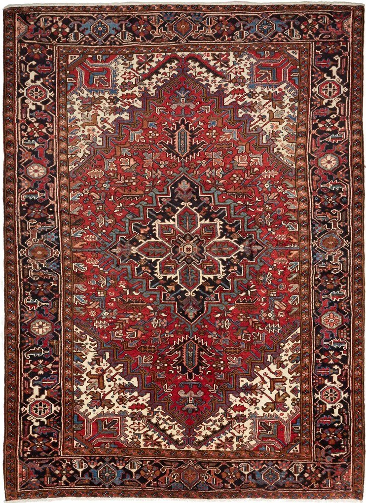 Heriz Tappeto persiano 290 x 210 Rosso (Iran) Annodato A Mano