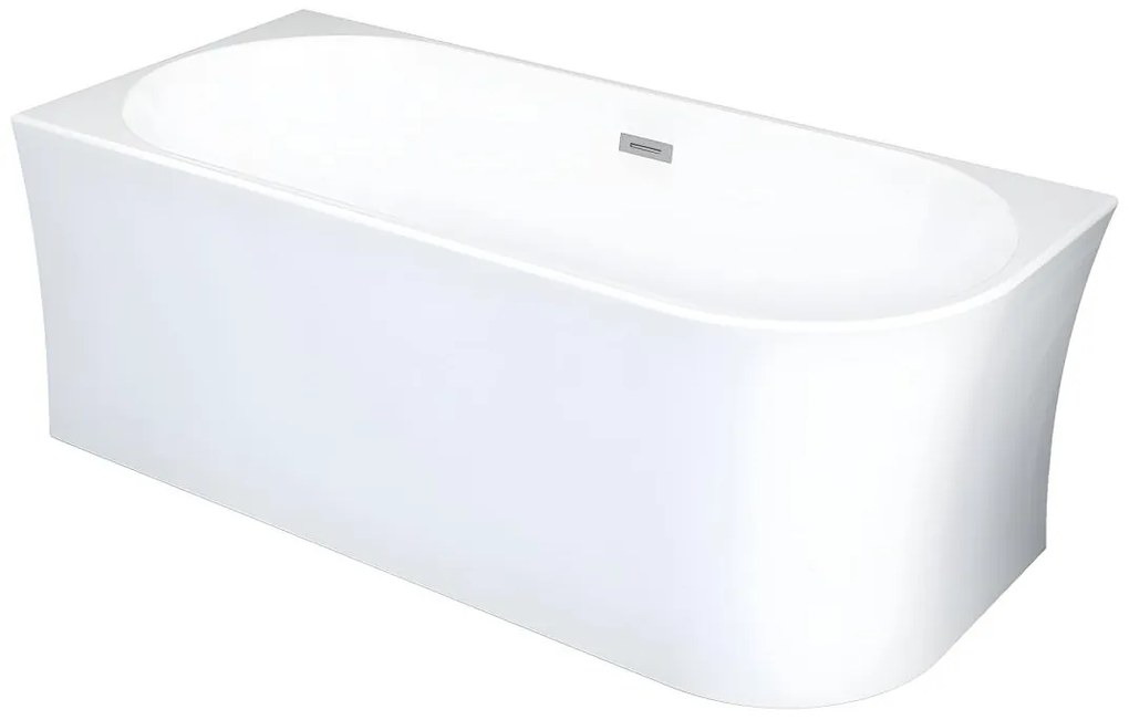 Vasca angolare 228 litri 170 x 75 x 59 cm Bianco Acrilico - Angolo a sinistra - PONTICOLA