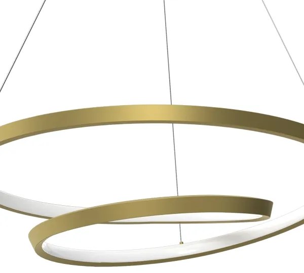 Lampadario LED a sospensione con filo LUCERO LED/48W/230V oro