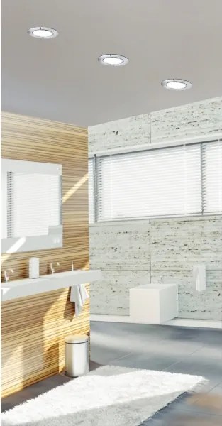 Eglo 99204 - Lampada da incasso LED per bagno FUEVA 5 LED/2,7W/230V IP44
