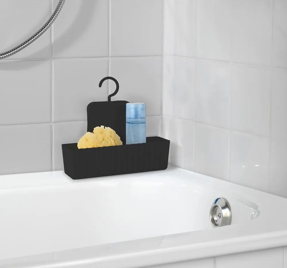 Mensola nera sospesa per il bagno Minas - Allstar