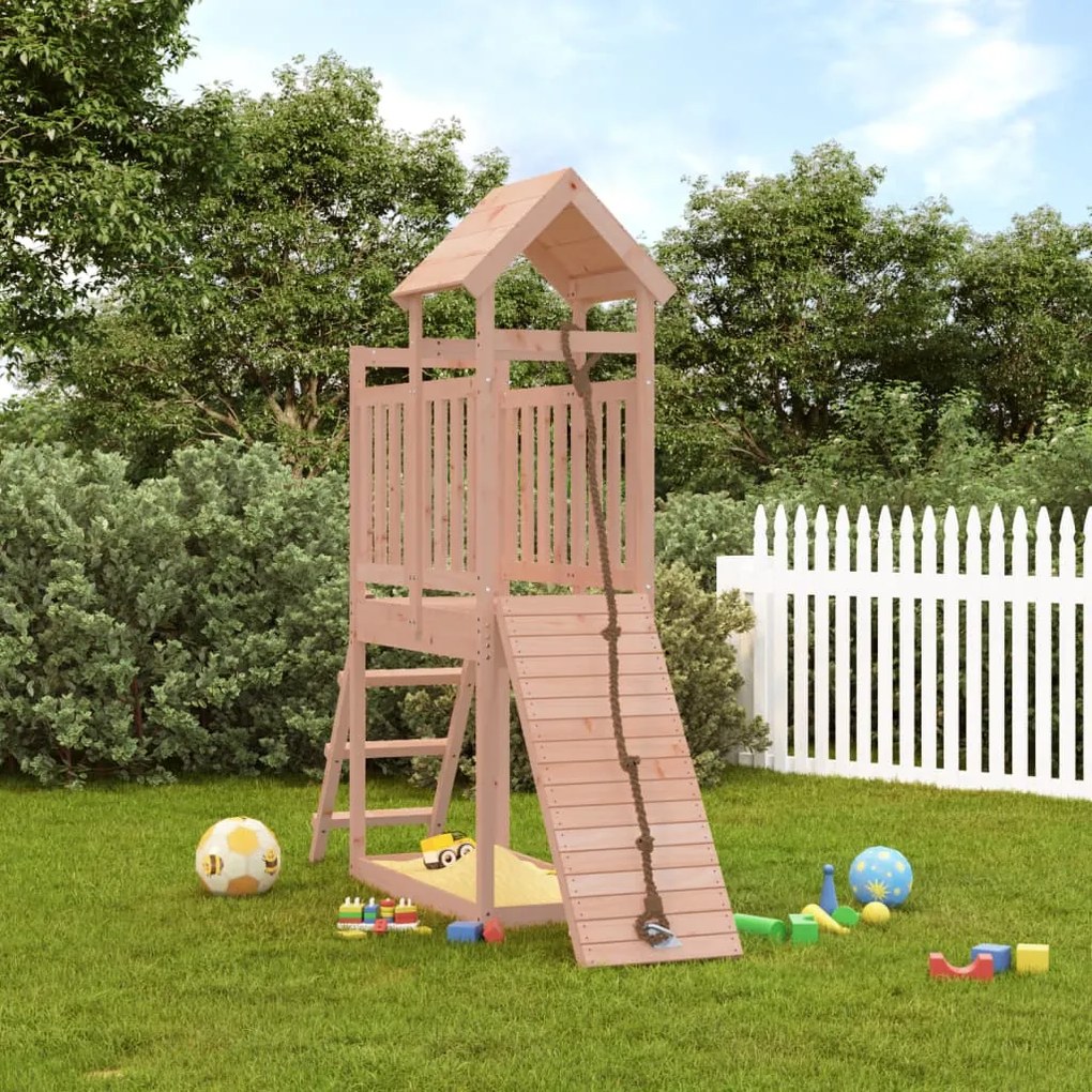 Casetta Con Arrampicata İn Legno Massello Di Douglas /