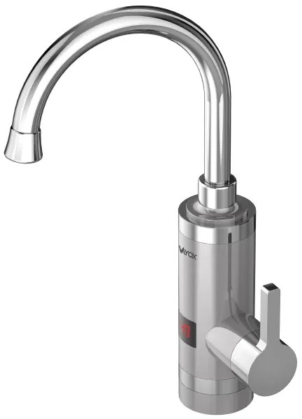 Scaldabagno istantaneo con LED display 3000W/230V IPX4 acciaio inossidabile