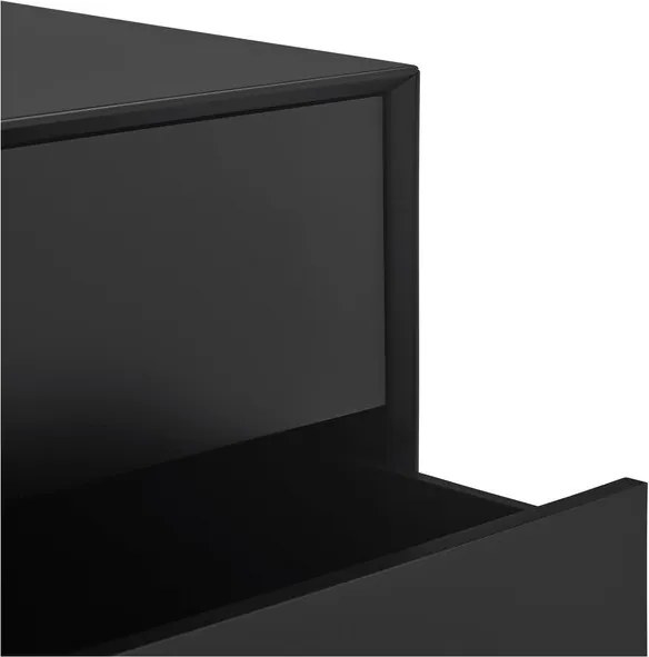 Armadietto nero 120x140x45 cm Platt – Teulat